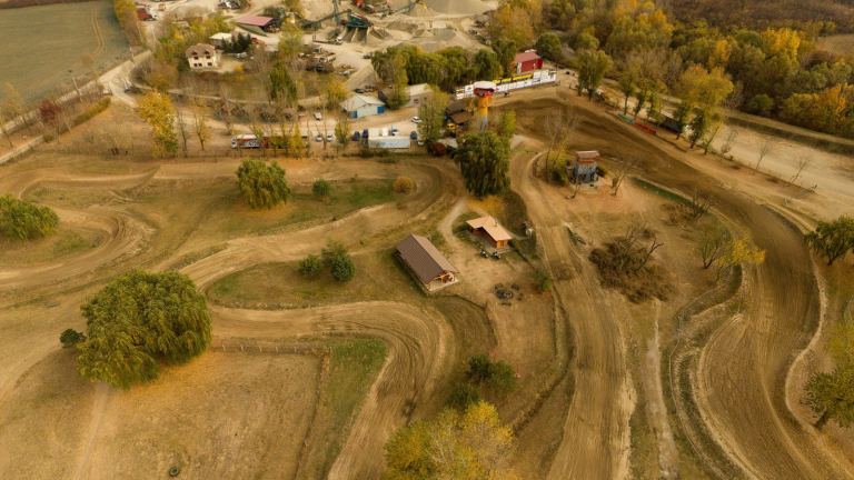 TCS Racing Park: pista de motocros, din dronă